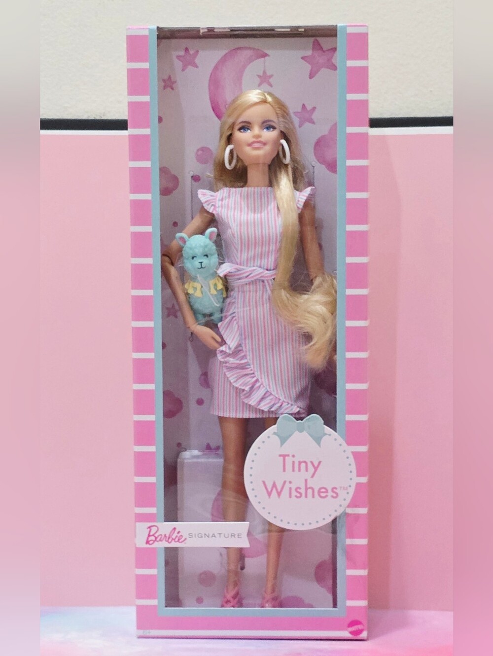Barbie Tiny Wishes Doll (11.5-inch) Collectible Doll in Wrap Dress Accessories